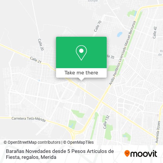 Barañas Novedades desde 5 Pesos Artículos de Fiesta, regalos map