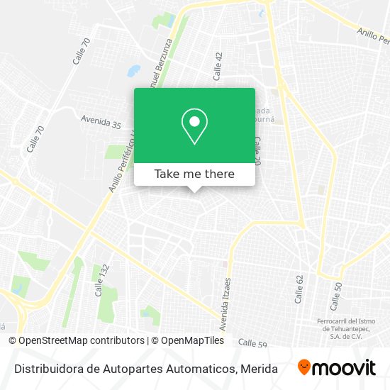 Distribuidora de Autopartes Automaticos map