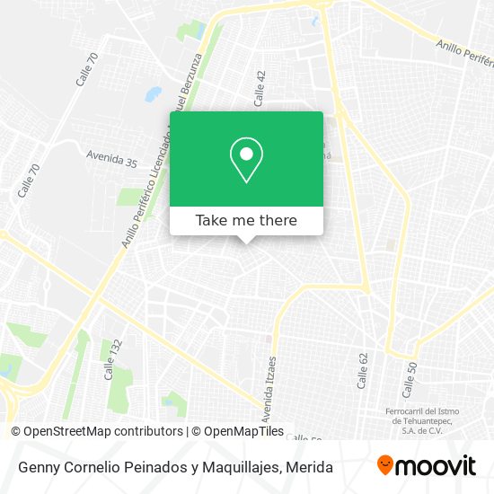 Mapa de Genny Cornelio Peinados y Maquillajes
