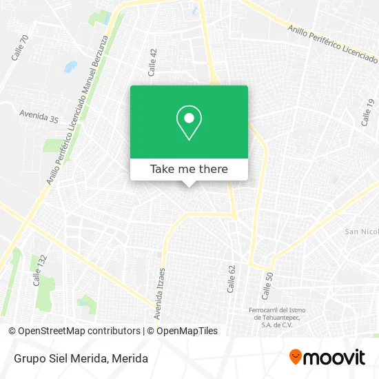 Grupo Siel Merida map