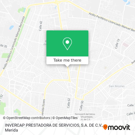 INVERCAP PRESTADORA DE SERVICIOS, S.A. DE C.V. map