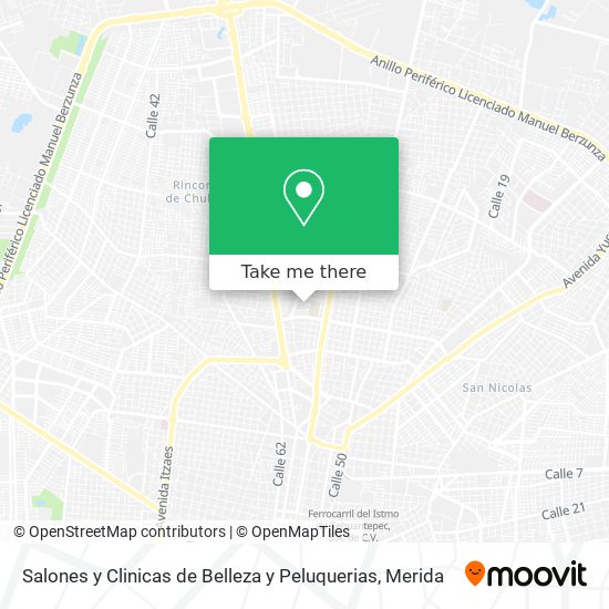 Mapa de Salones y Clinicas de Belleza y Peluquerias
