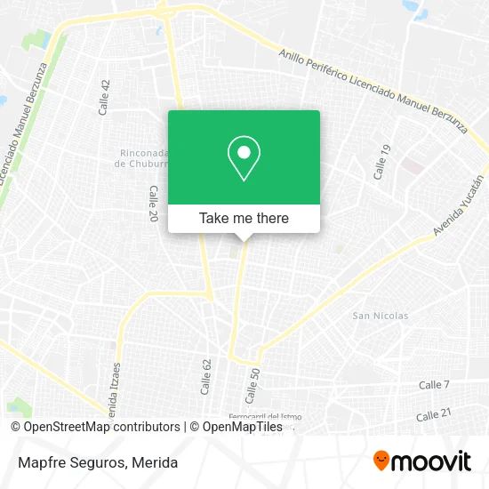 Mapa de Mapfre Seguros
