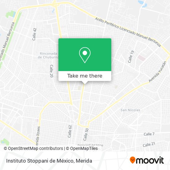 Instituto Stoppani de México map