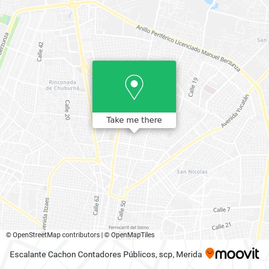 Escalante Cachon Contadores Públicos, scp map