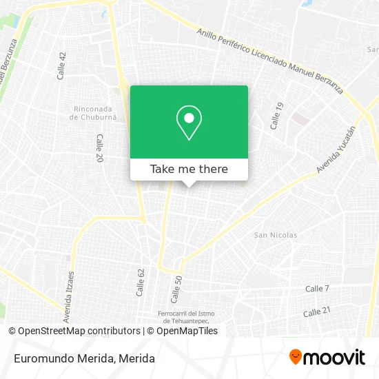 Euromundo Merida map