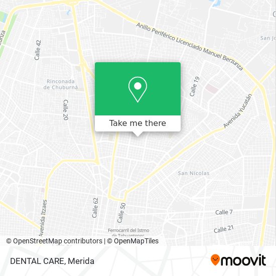 Mapa de DENTAL CARE