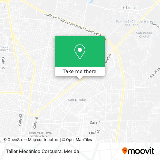 Taller Mecánico Corcuera map