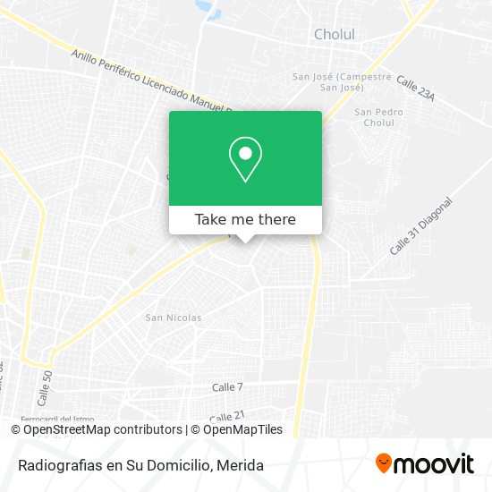 Mapa de Radiografias en Su Domicilio