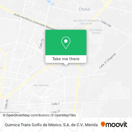 Quimica Trans Golfo de México, S.A. de C.V. map