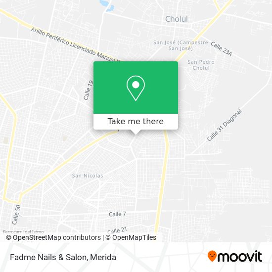 Mapa de Fadme Nails & Salon