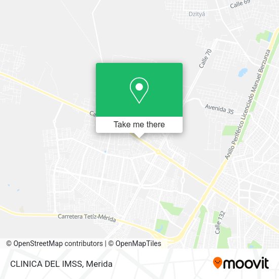 CLINICA DEL IMSS map