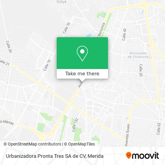 Mapa de Urbanizadora Pronta Tres SA de CV