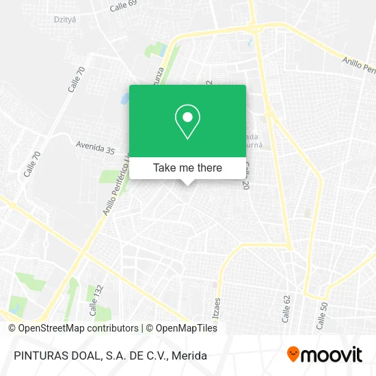 PINTURAS DOAL, S.A. DE C.V. map