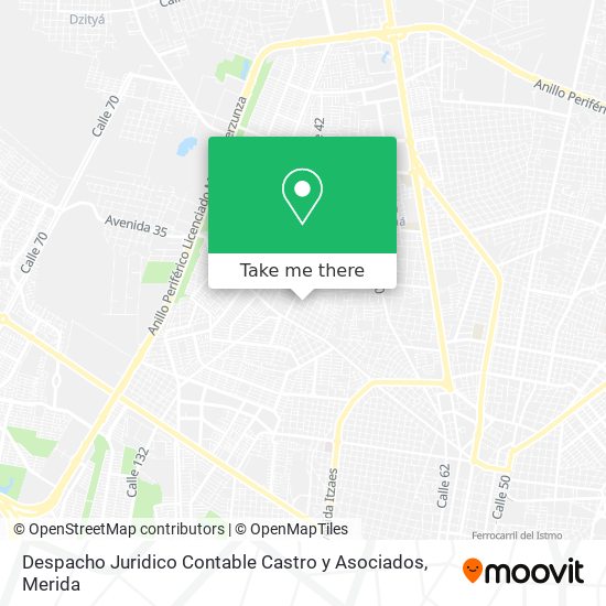 Despacho Juridico Contable Castro y Asociados map