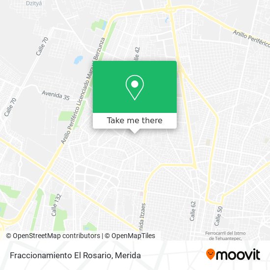 Mapa de Fraccionamiento El Rosario