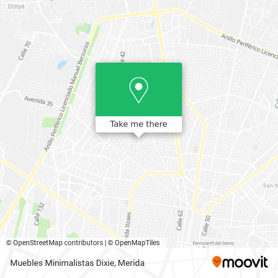 Muebles Minimalistas Dixie map
