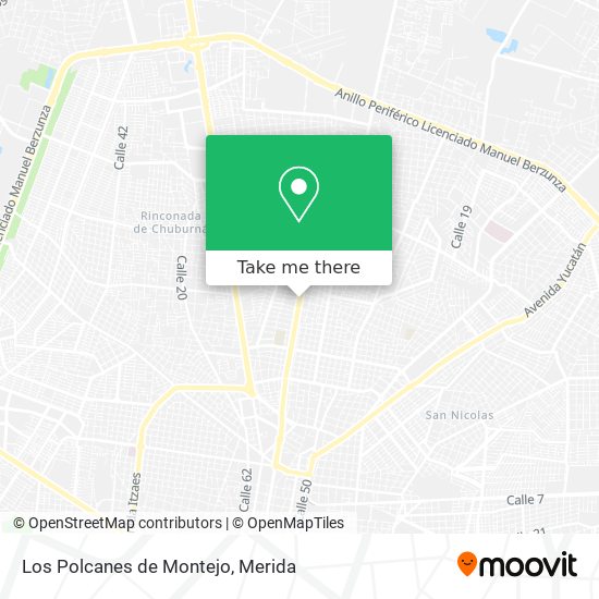 Los Polcanes de Montejo map