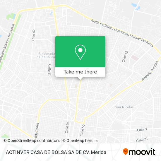 Mapa de ACTINVER CASA DE BOLSA SA DE CV