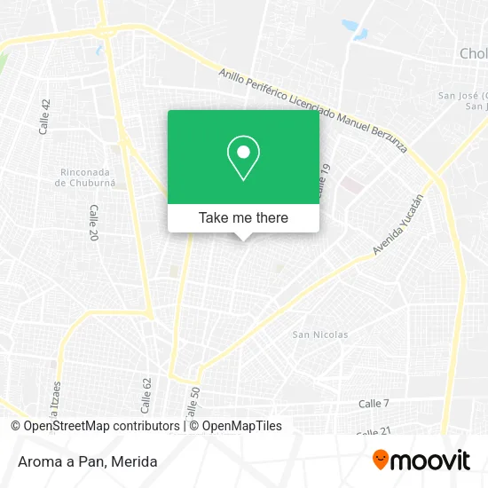 Aroma a Pan map