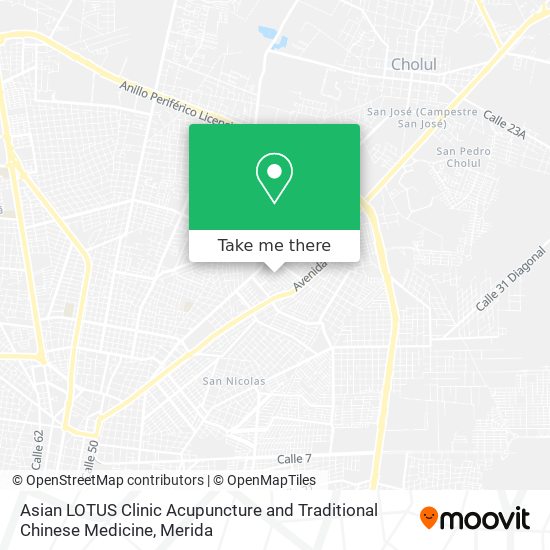 Asian LOTUS Clinic Acupuncture and Traditional Chinese Medicine map
