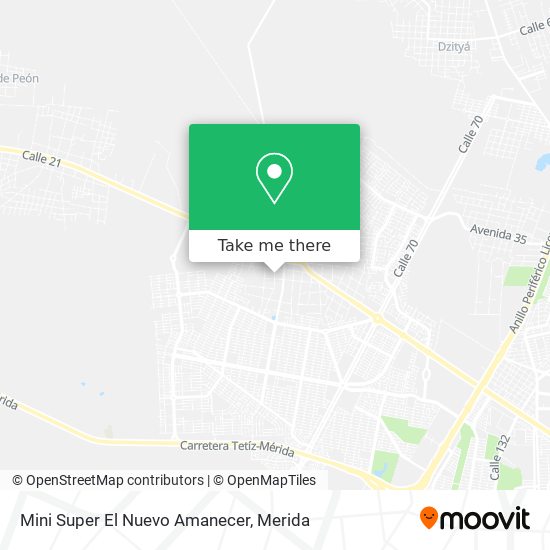 Mapa de Mini Super El Nuevo Amanecer
