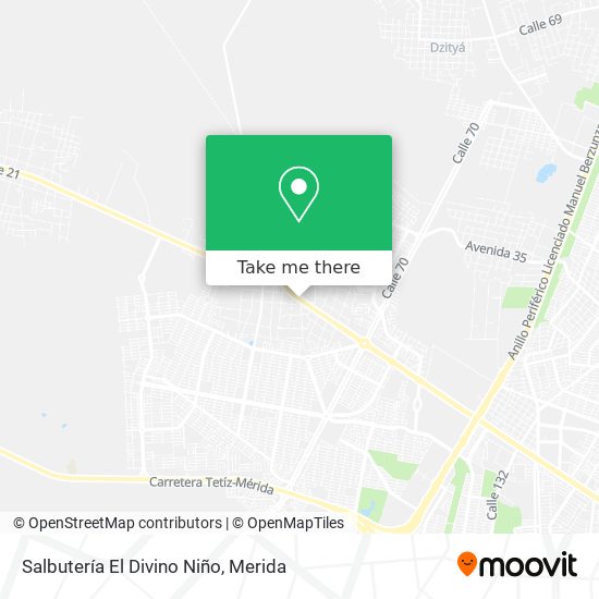 Mapa de Salbutería El Divino Niño