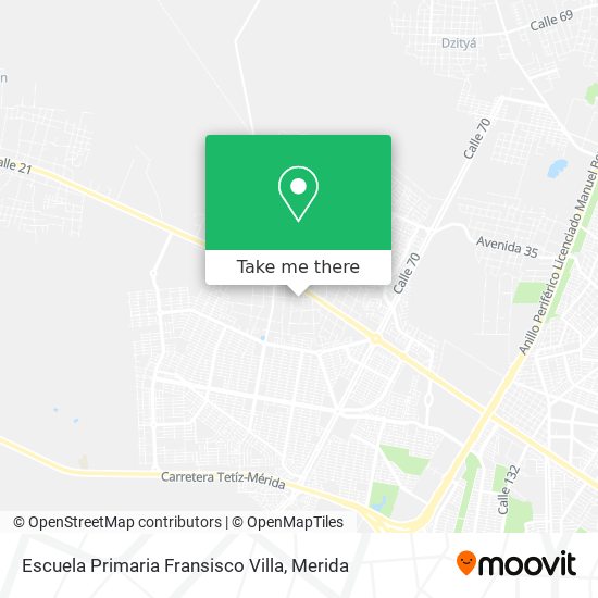 Mapa de Escuela Primaria Fransisco Villa