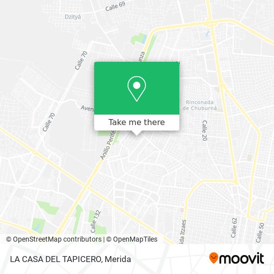 Mapa de LA CASA DEL TAPICERO