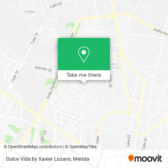 Dulce Vida by Xavier Lozano map
