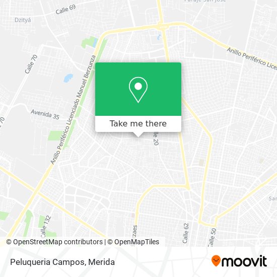 Peluqueria Campos map