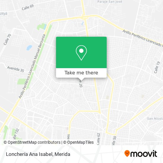 Lonchería Ana Isabel map