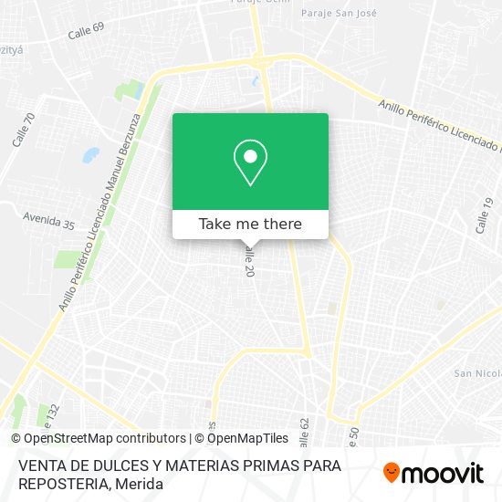 VENTA DE DULCES Y MATERIAS PRIMAS PARA REPOSTERIA map