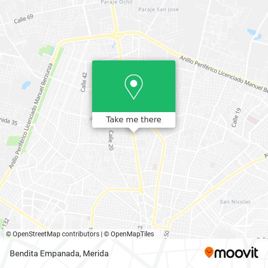 Mapa de Bendita Empanada