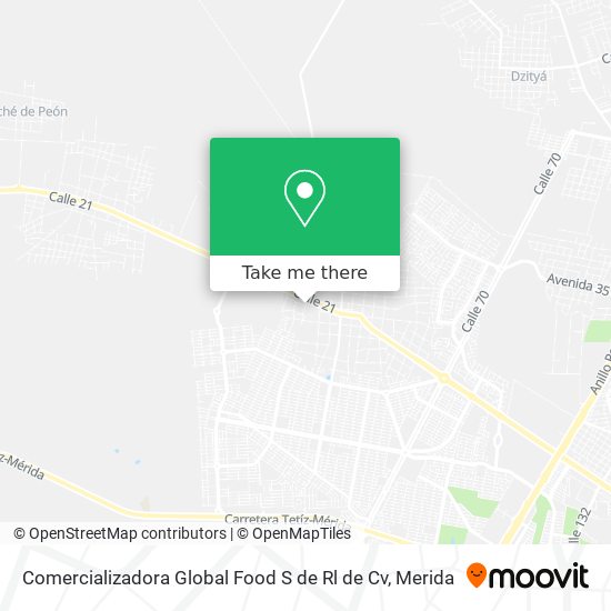 Comercializadora Global Food S de Rl de Cv map