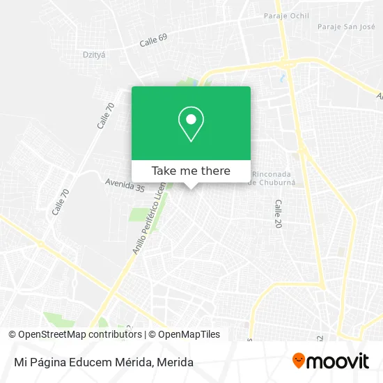 Mi Página Educem Mérida map