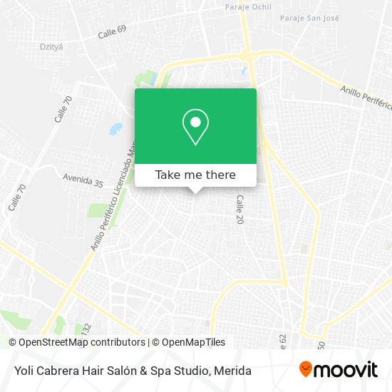 Yoli Cabrera Hair Salón & Spa Studio map