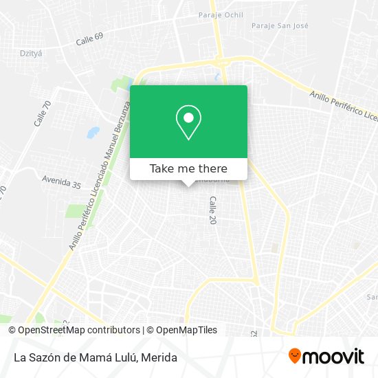 La Sazón de Mamá Lulú map