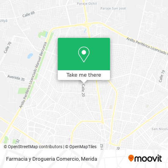 Farmacia y Drogueria Comercio map