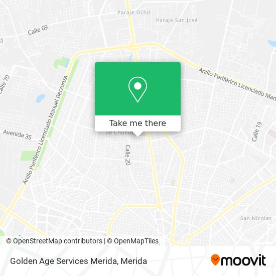 Golden Age Services Merida map