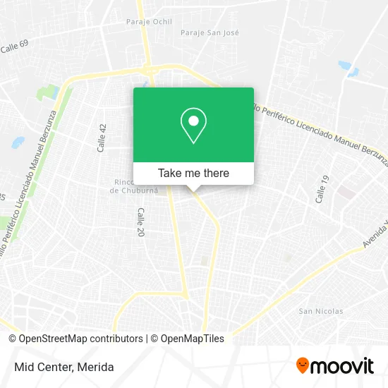 Mapa de Mid Center