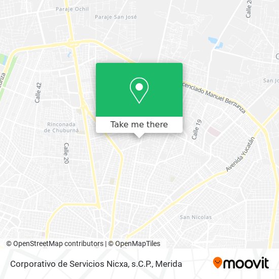 Corporativo de Servicios Nicxa, s.C.P. map