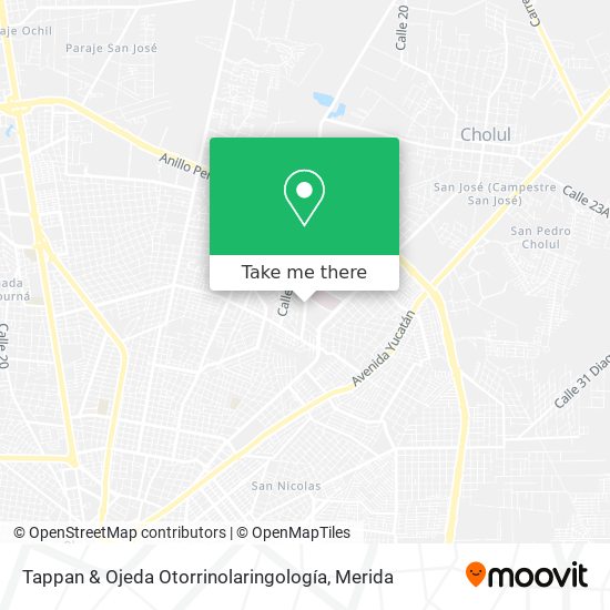 Tappan & Ojeda Otorrinolaringología map