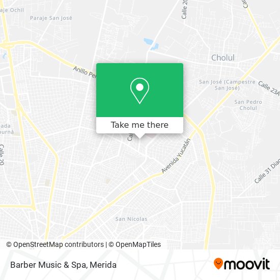 How to get to Barber Music & Spa in Mérida by Bus?