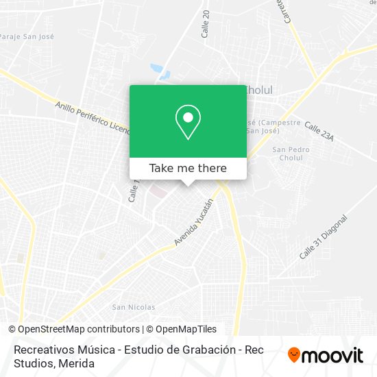 Mapa de Recreativos Música - Estudio de Grabación - Rec Studios
