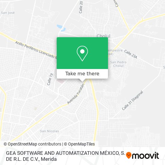 GEA SOFTWARE AND AUTOMATIZATION MÉXICO, S. DE R.L. DE C.V. map