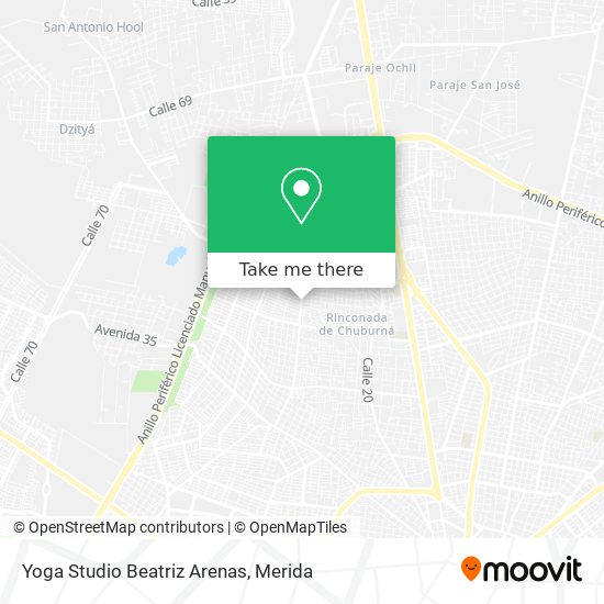 Yoga Studio Beatriz Arenas map