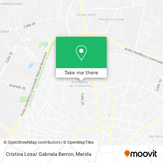 Mapa de Cristina Losa/ Gabriela Berron