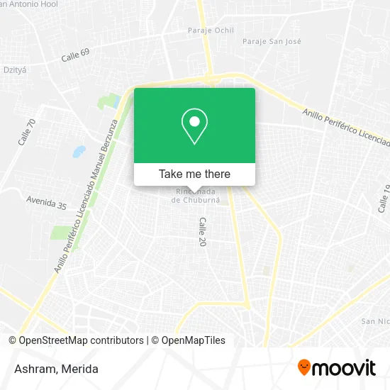 Mapa de Ashram