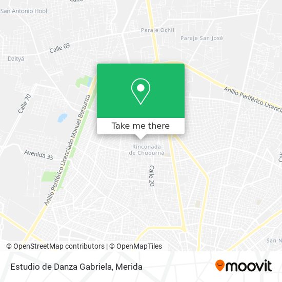 Estudio de Danza Gabriela map